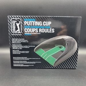 PGA Tour Automatic Golf Putting Cup Lightweight and Portable Battery Powered New